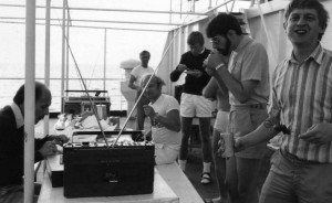 L-R Nick Balls, Simon Jones, Bob Fullagar & Others