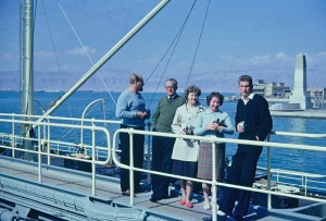 (L to R) London Valour. Steve Shadforth C/Stw, Mrs. Peggy Scourfield, J. Thompson C/E, Mrs. Marjorie Moss, Mike Annett 3/Off