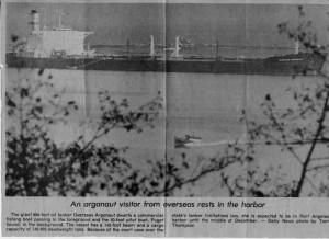 O'seas Argonaut Press Cutting