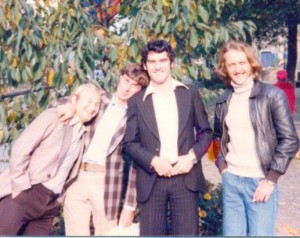 Pay Off 1979 L-R Bob Fullagar, Pete Fewster, Adrian Cook & Alan Nicholls