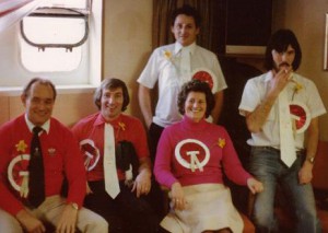 Welsh Party! L-R Bob Stinchcombe, Mick Howells, Lyndon Beddoe, Margaret Stinchcombe, Kevin Pope (None Welsh)