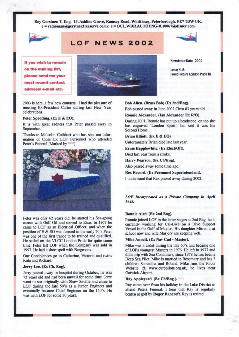 LOF Printed News 2002 - Page 1