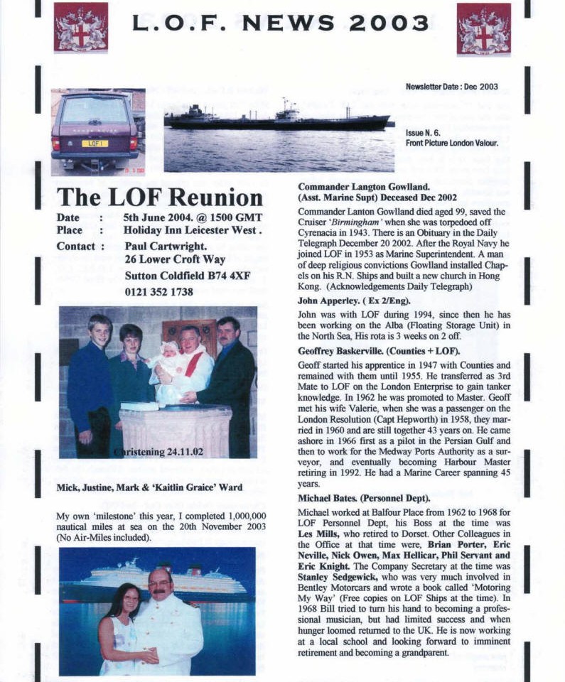 LOF Printed News 2003