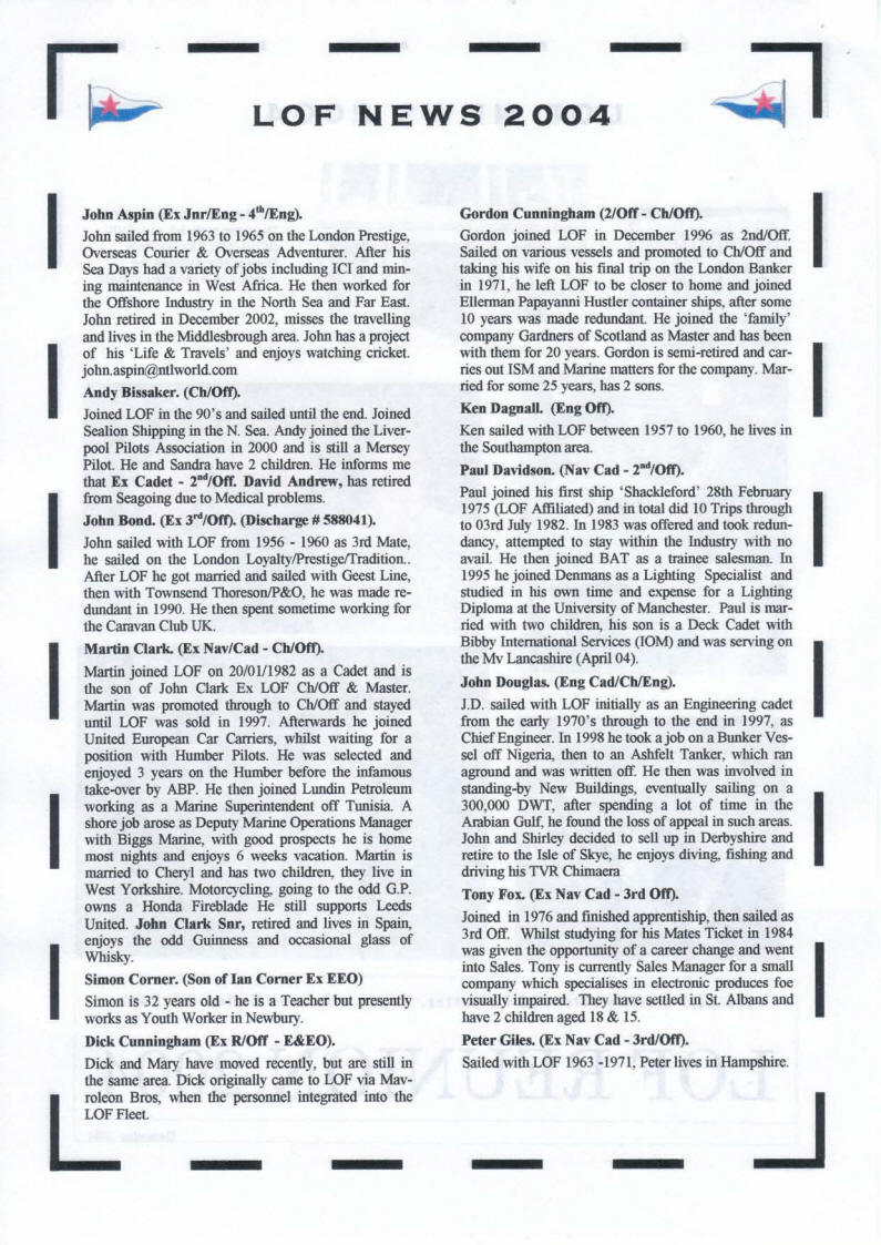 LOF Printed News 2004 - Page 2